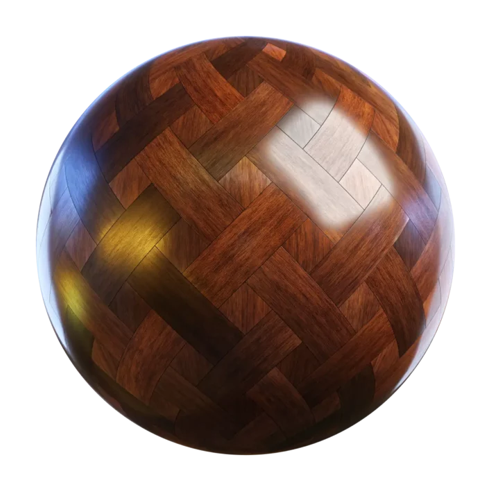 Dark Basketweave Wood Parquet (4982)