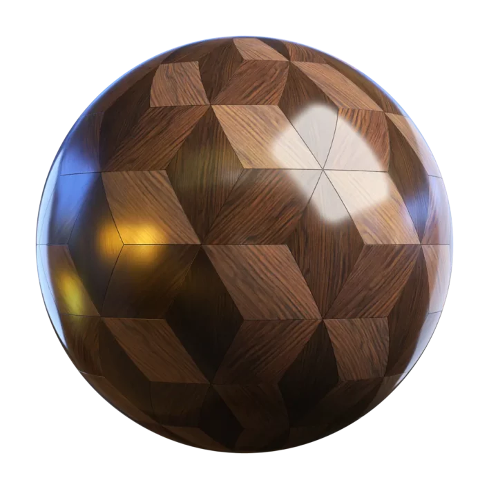 Dark Cube Wood Parquet (4967)