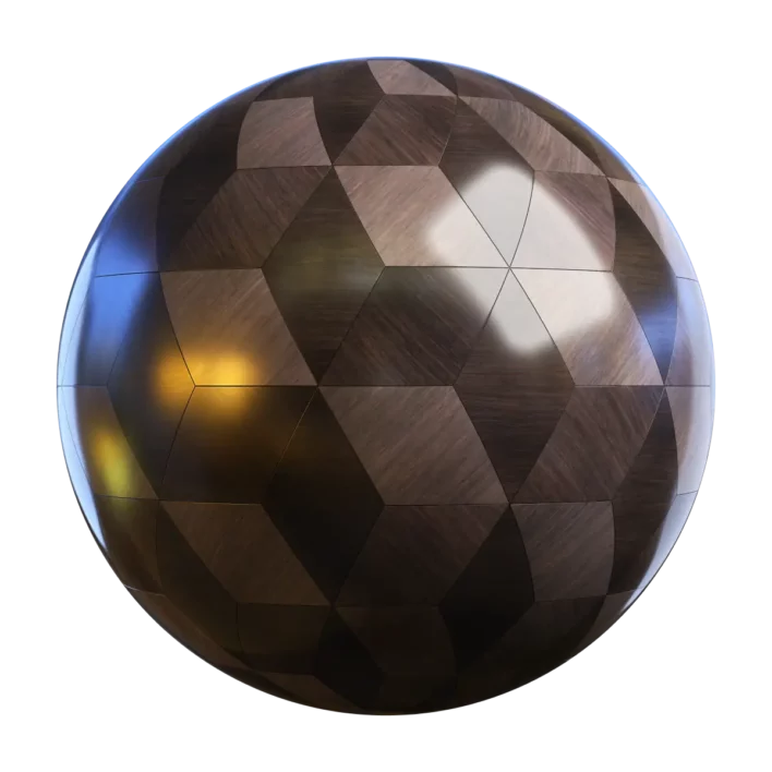 Dark Cube Wood Parquet (4968)