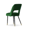 Green Velvet Dining Chair - Image 2