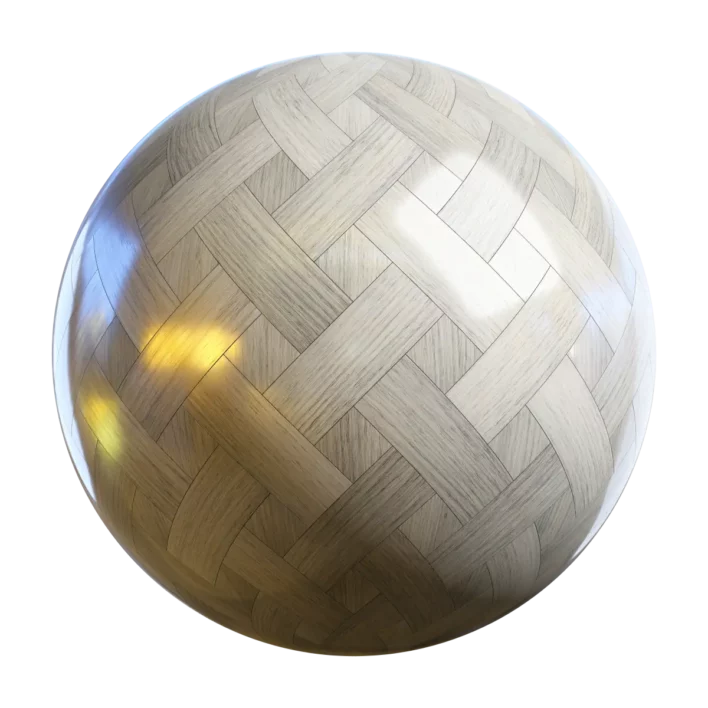 Grey Basketweave Wood Parquet (4990)