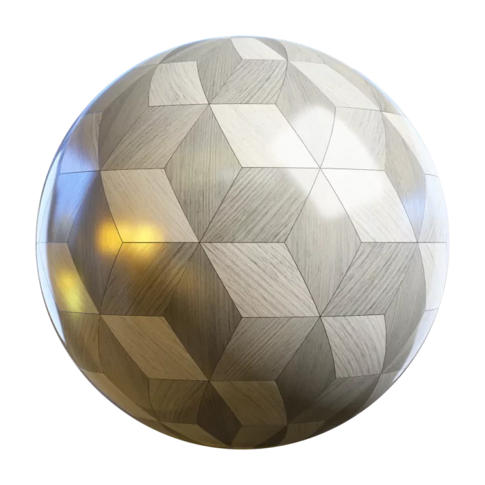 Grey Cube Wood Parquet (4975)