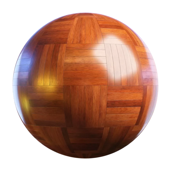 Red Basket Wood Parquet (4956)