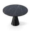 Round Black Marble Dining Table - Image 3