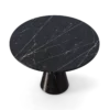 Round Black Marble Dining Table - Image 4