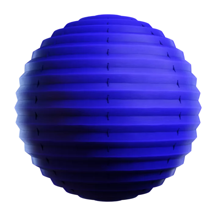 Blue Pleated Blinds (5004)