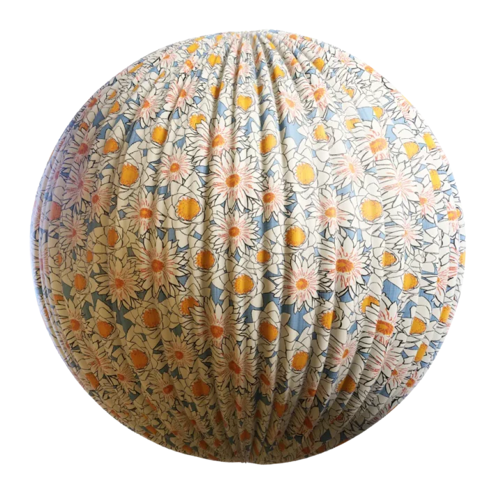 Flower Pattern Curtains (5082)