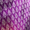 Patterned Purple And Silver Curtains (5060) - Image 2