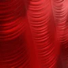 Patterned Red Wrinkled Curtains (5075) - Image 2