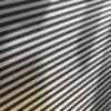Striped Black And White Roman Blinds (5020) - Image 2