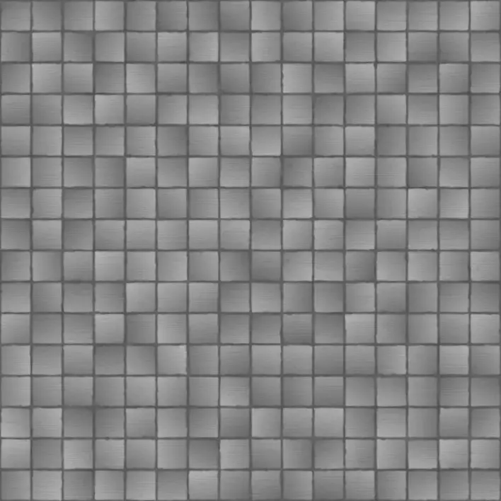 Old Square Wood Tiles With Moss PBR Texture