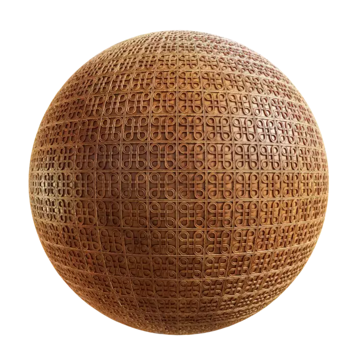 Patterned Square Wooden Wall Tiles (5410)