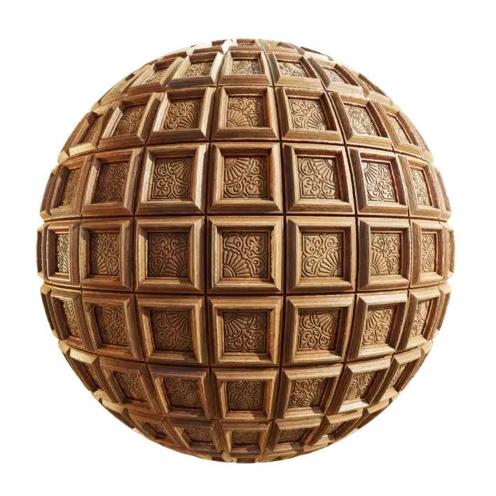Wooden Patterned Wall (5419)