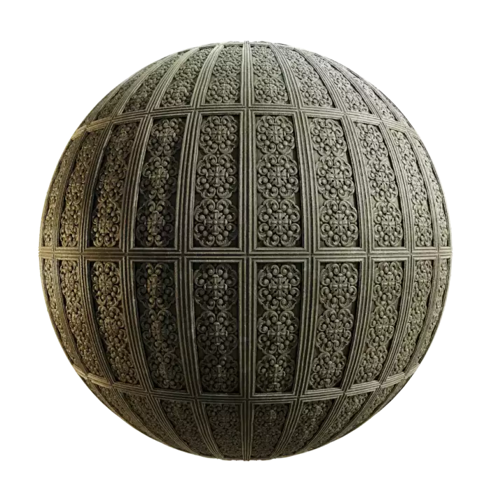 Vertical Patterned Wooden Wall (5407)