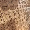 Wooden Patterned Wall With Studs (5415) - Image 2