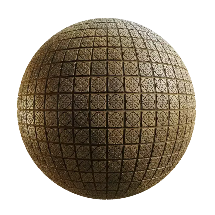 Brown Paterrned Tiles (5318)