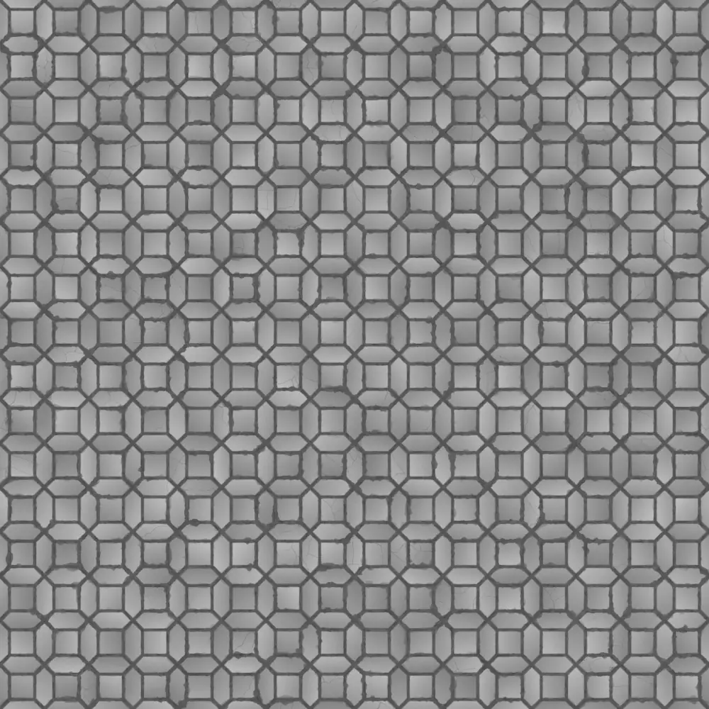 Octagon Red Orange Beige Tiles (5302) - Image 6