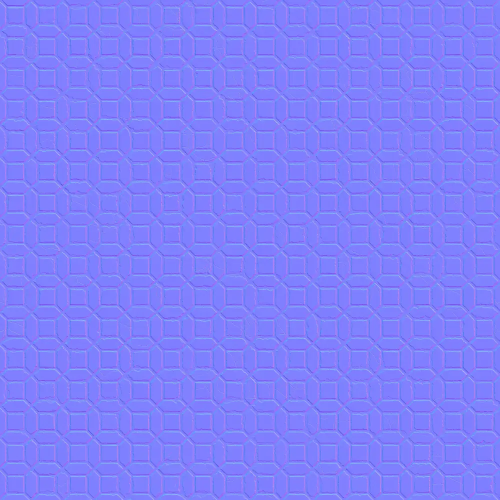 Octagon Red Orange Beige Tiles (5302) - Image 9