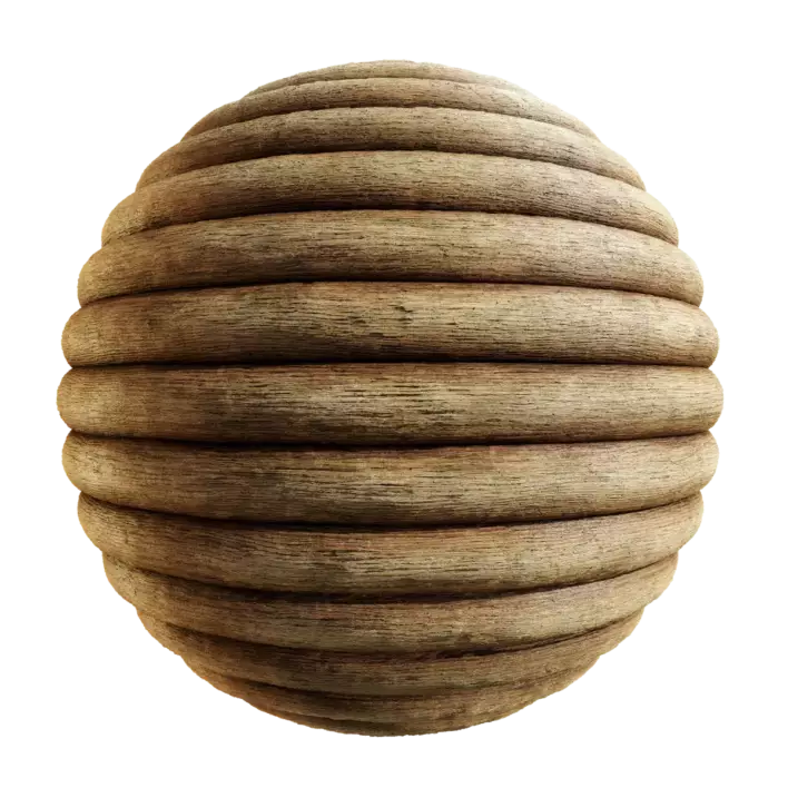 Clean Horizontal Brown Wooden Logs (5601)
