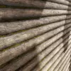 Horizontal Wooden Logs with Moss (5602) - Image 2