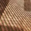 Old Brown Ceramic Roof Tiles with Moss (5720) - Image 2