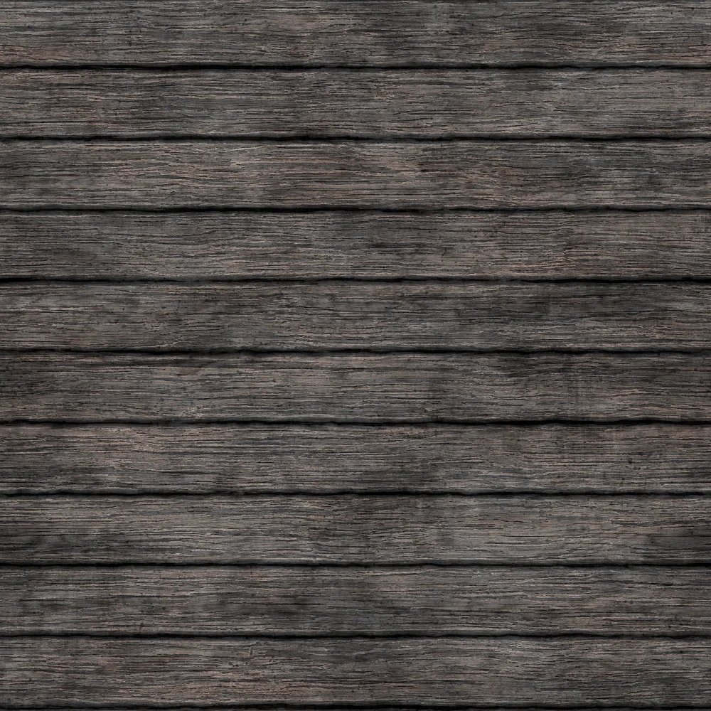 Old Rectangular Horizontal Wooden Logs PBR Texture