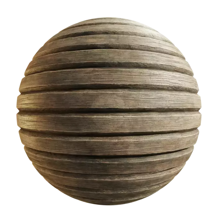 Rectangular Horizontal Wooden Logs (5617)