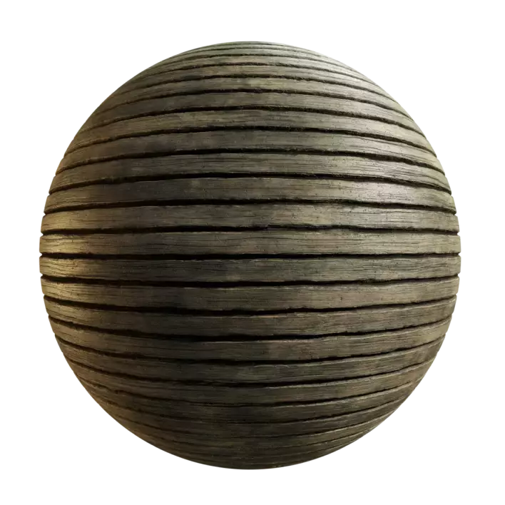 Small Rectangular Horizontal Wooden Logs (5618)