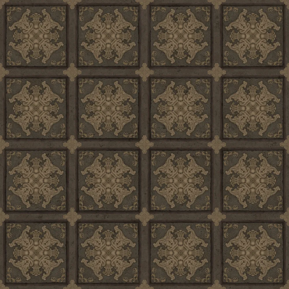 Brown Decorative Medieval Wall (5842) - Image 4