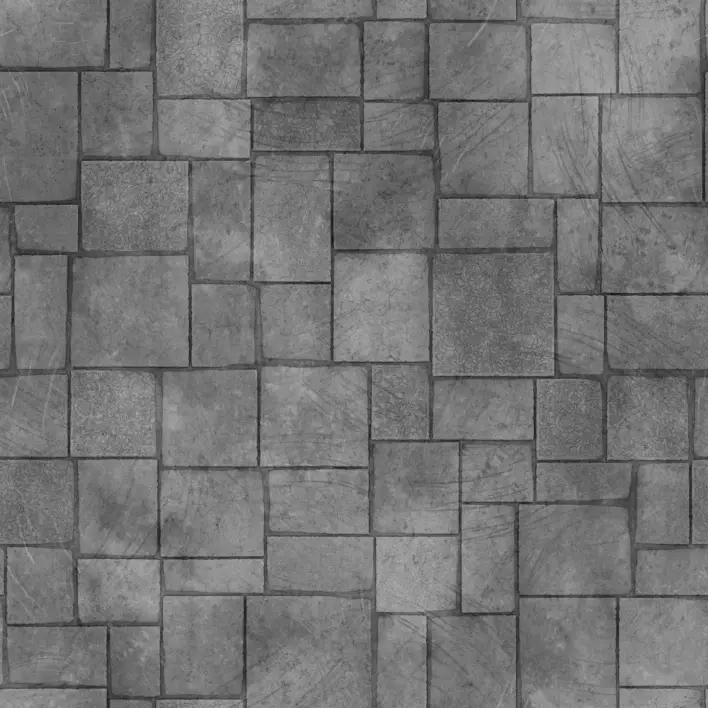 Dusty Stone Tiles PBR Texture