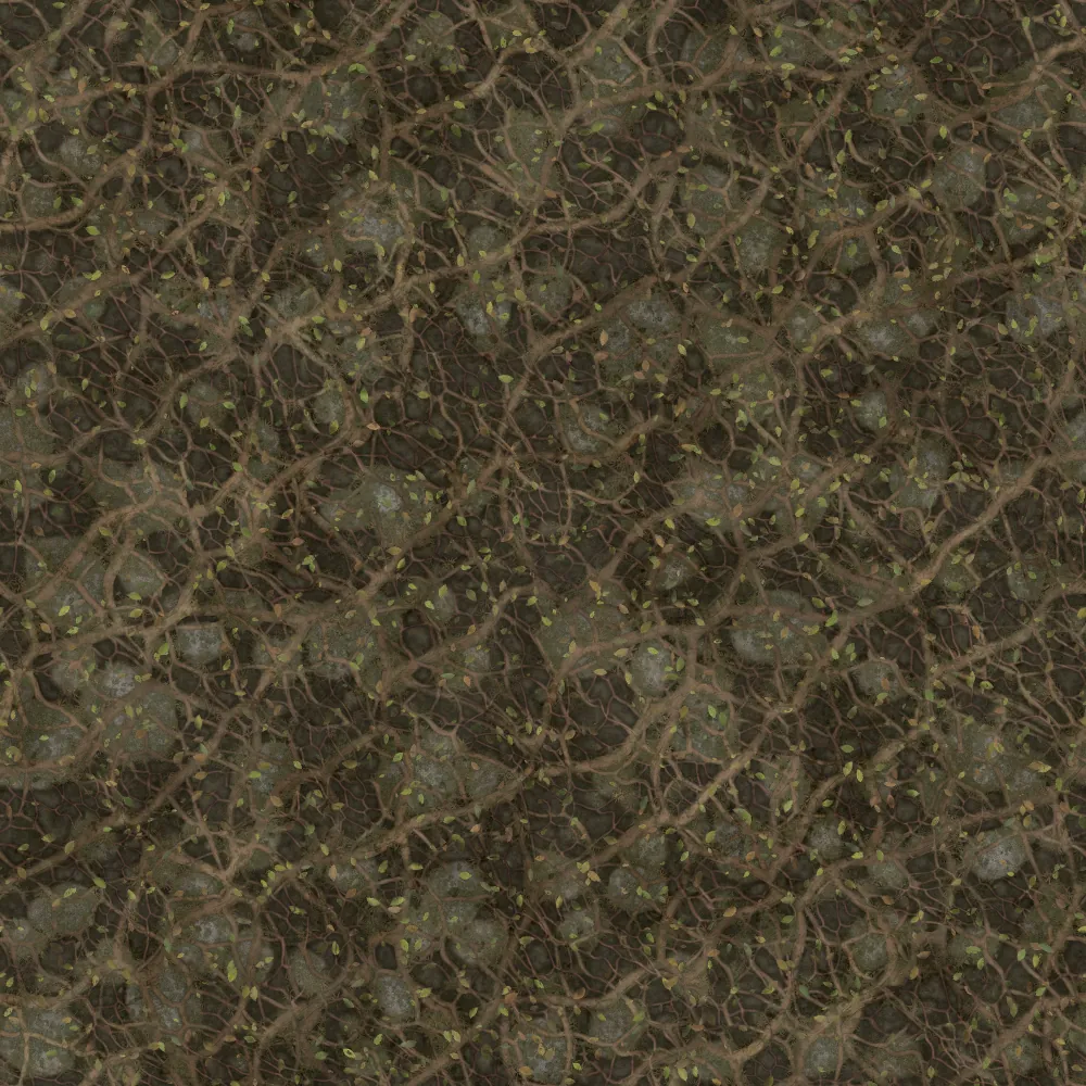 Jungle Root Ground with Water (5839) - Image 4