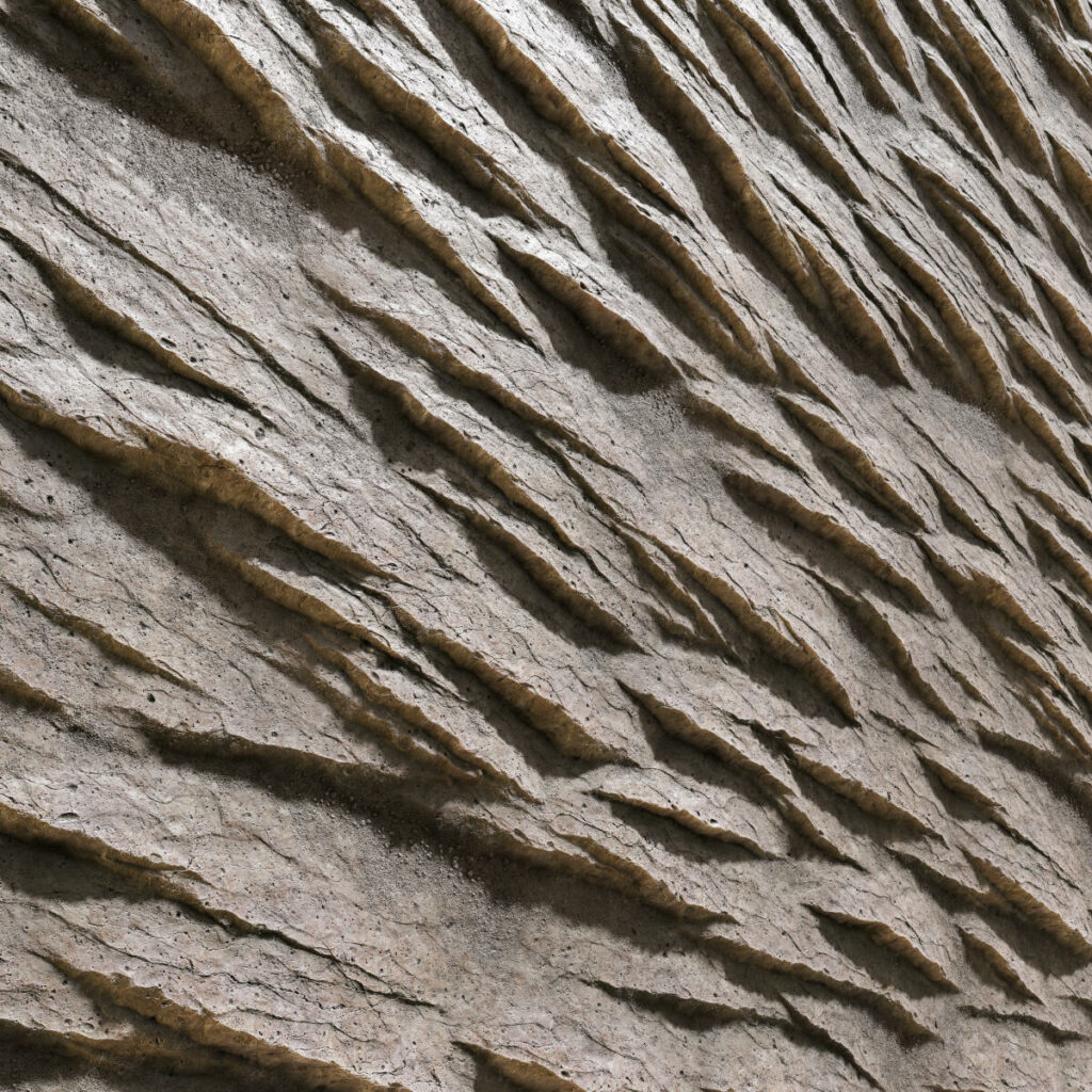 Layered Sharp Rock PBR Texture
