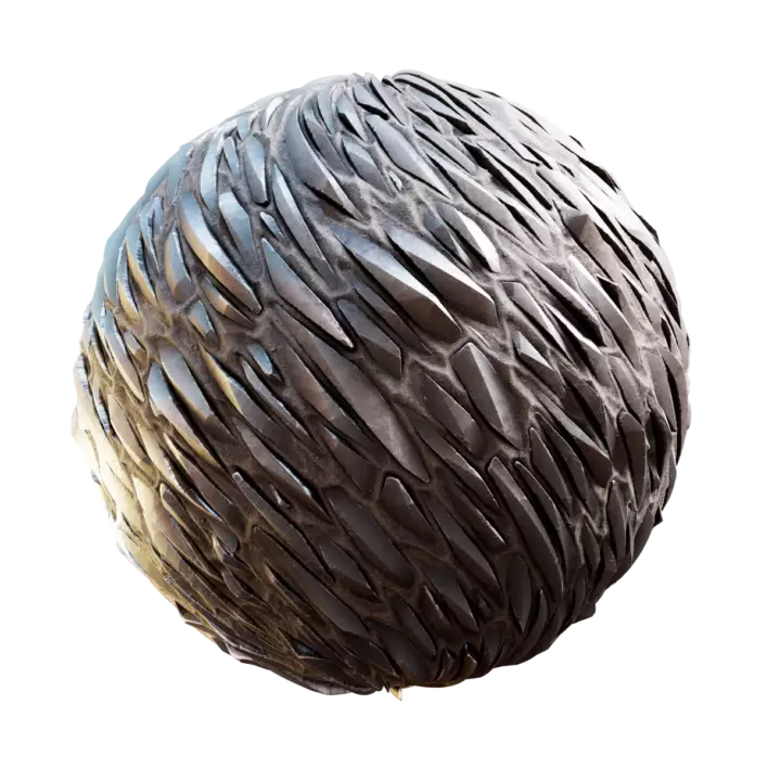 Metal Shards on Sand (5837)