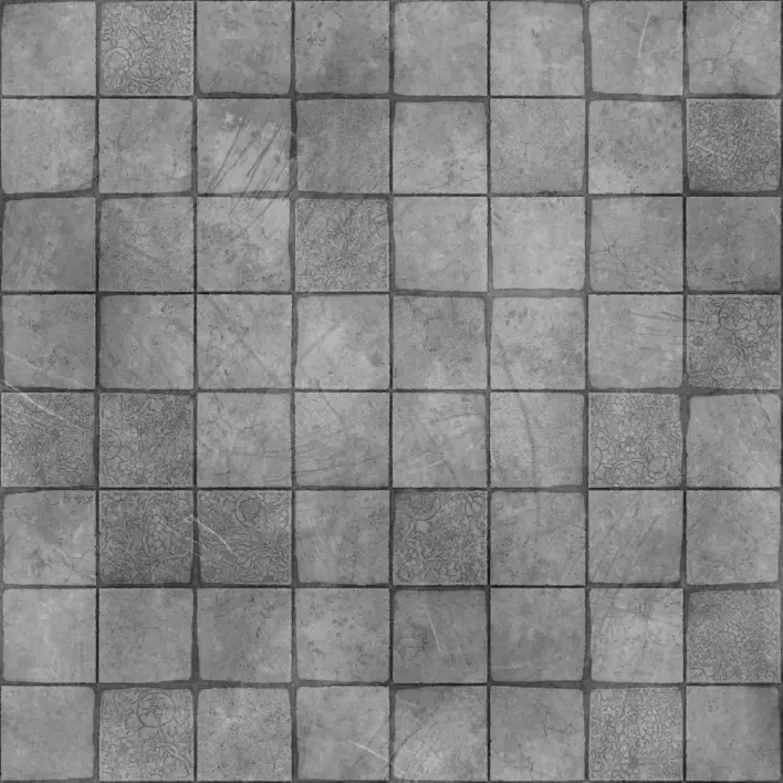 Red Dusty Tiles PBR Texture