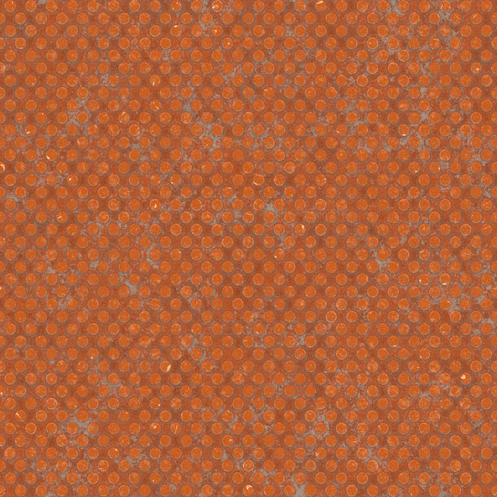 Used Dusty Orange Rubber Floor (5818) - Image 4
