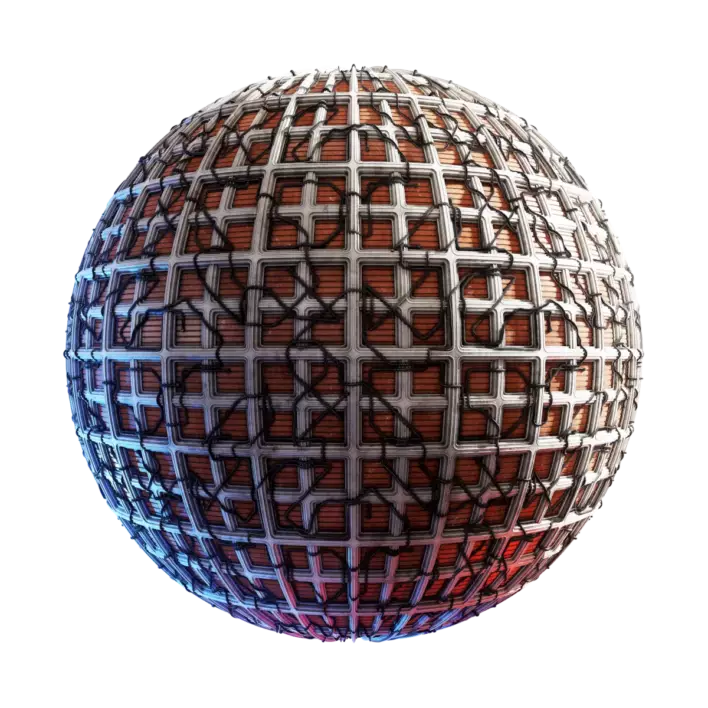 White Brown Scifi Wall (5804)