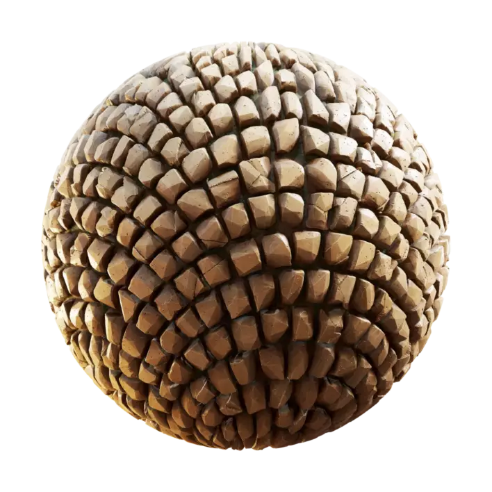 Stylized Beige Arc Pavement (5867)