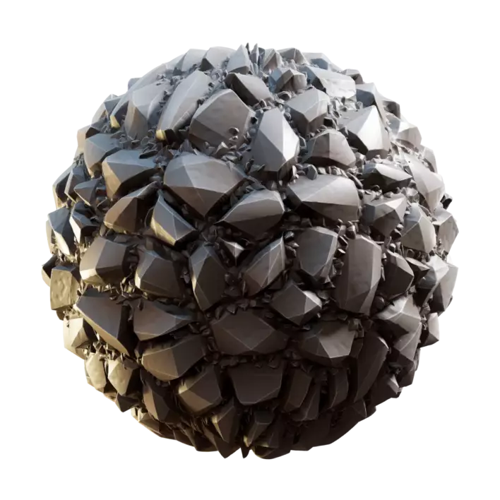 Stylized Grey Rock (5873)