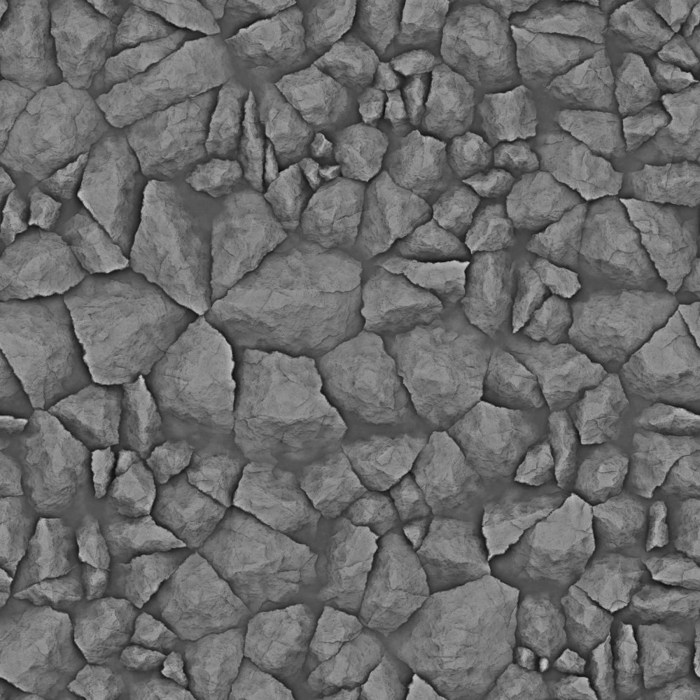 Brown Rocks with Sand PBR Texture