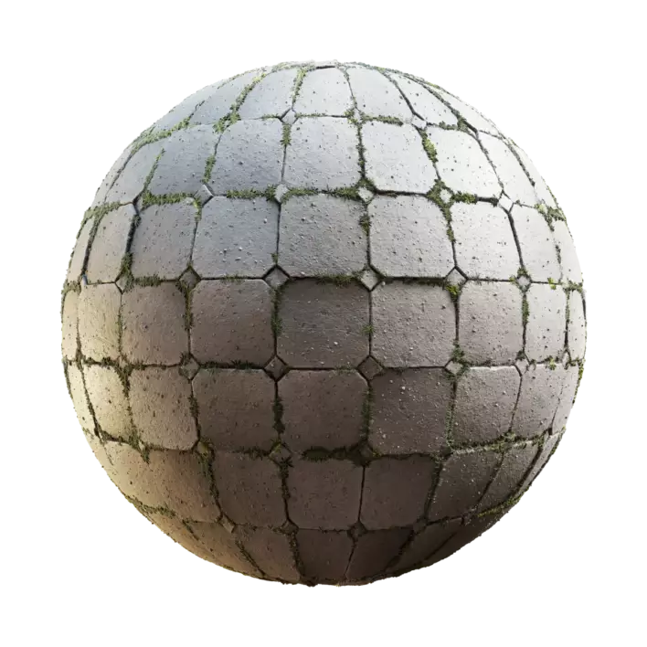Uneven Pavement Grey Tiles (5894)